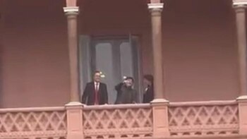 Manuel Adorni, Javier Milei y