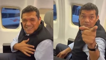 Captan a gobernador de Tabasco disfrutando de vuelo de primera clase, excandidata le reclama: “La hipocresía morenista”