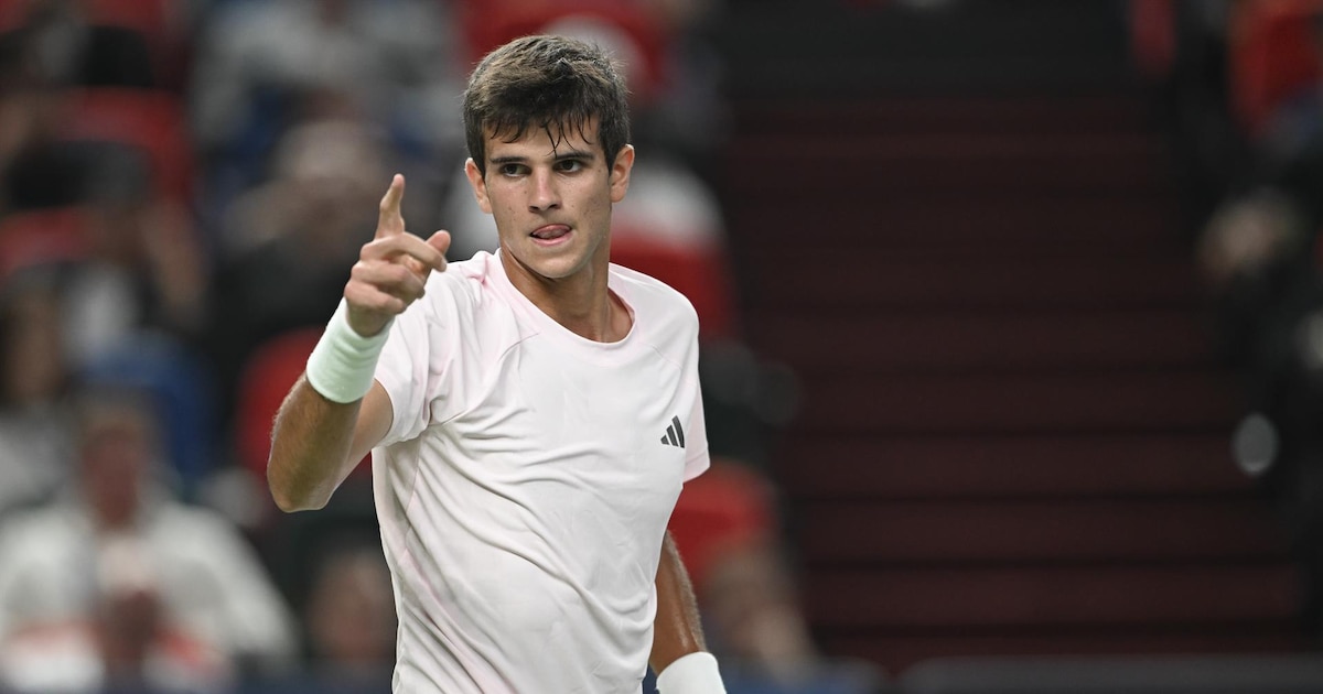 Photo: infobae.com Rafa Jódar beats Alejandro Tabilo in Basel opener