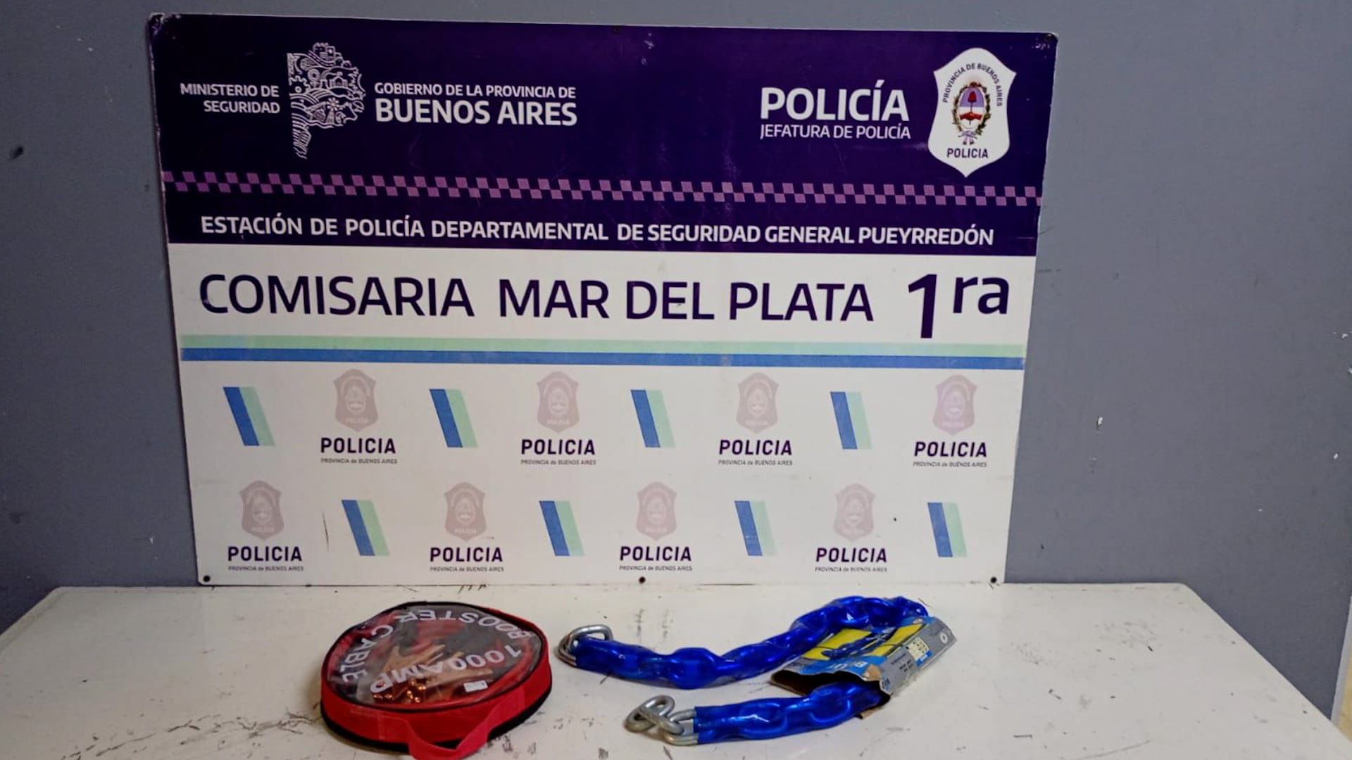 Las herramientas recuperadas.
