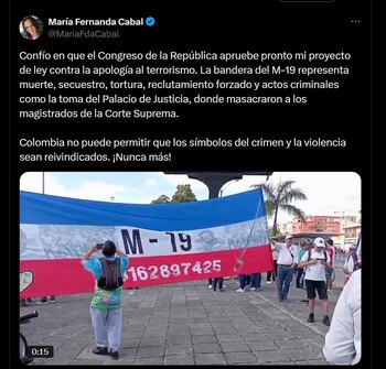 La senadora aseguró que la