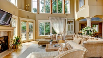 Interior de una casa de