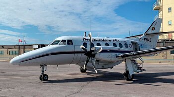 El avión que se estrelló