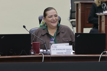 La consejera presidente del INE,