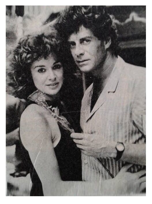 Patricia Palmer y Antonio Caride, pareja en la novela Libertad condicionada