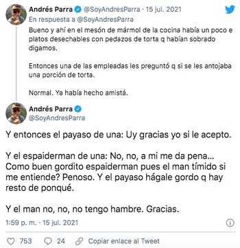 Tomado de Twitter @SoyAndresParra