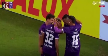 Gol de Jhon Sánchez para el 1-0 de Comerciantes Unidos ante Universitario por Torneo Clausura 2026.