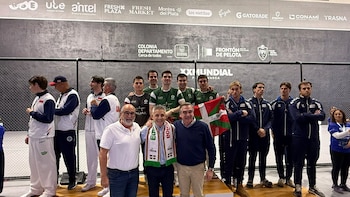 Euskadi "hace historia" en Uruguay al conquistar sus dos primeras medallas oficiales en un Mundial de Pelota Vasca