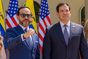 El presidente de Colombia, Abelardo de la Espriella, abordó un tema clave con el secretario de Estado de Estados Unidos, Marco Rubio: la lucha contra el narcoterrorismo, que afecta a ambas naciones - crédito Joel González/Presidencia/Flickr