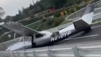 Avioneta aterrizó de emergencia en