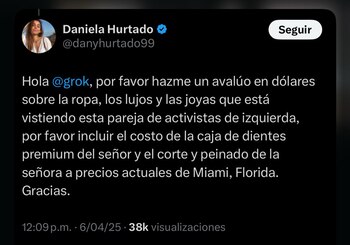 Una seguidora de la vallecaucana