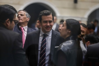 El ahora exministro se encontraba acompañando el debate de la Ley de Sometimiento en el Congreso - crédito Colprensa