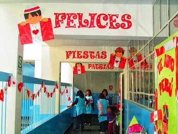 En los colegios del Perú
