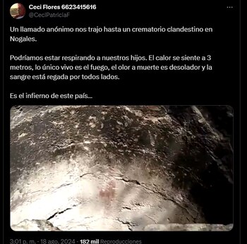 Ceci Flores dio a conocer