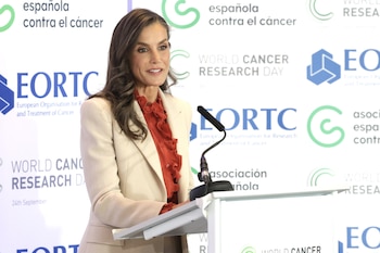 El traje de la reina Letizia