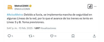 (X/ @MetroCDMX)