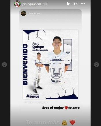 Cielo Berrios y Piero Quispe