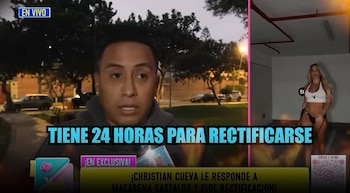 Cueva responde a Macarena Gastaldo en 'Amor y Fuego': "Está mintiendo". Captura: Amor y Fuego.