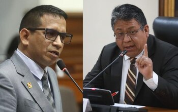 Congresistas Elvis Vergara y Jorge