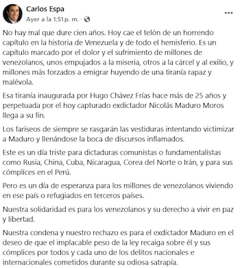 Candidato presidencial por Sí Creo.