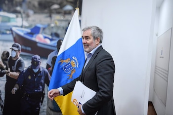 El presidente de Canarias, Fernando