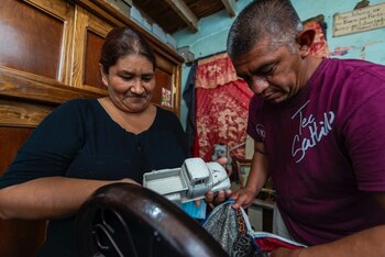 Los padres de Eduardo Ramírez