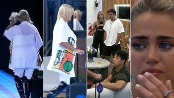 Virginia salió de la casa