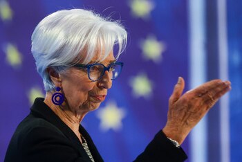 Christine Lagarde, presidenta del Banco
