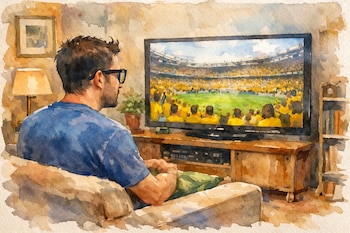 Mundial 2026, gafas, televisor, salud visual, celulares
