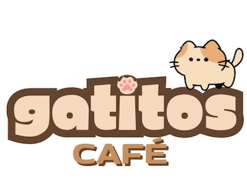 Logotipo oficial de Gatitos Café,