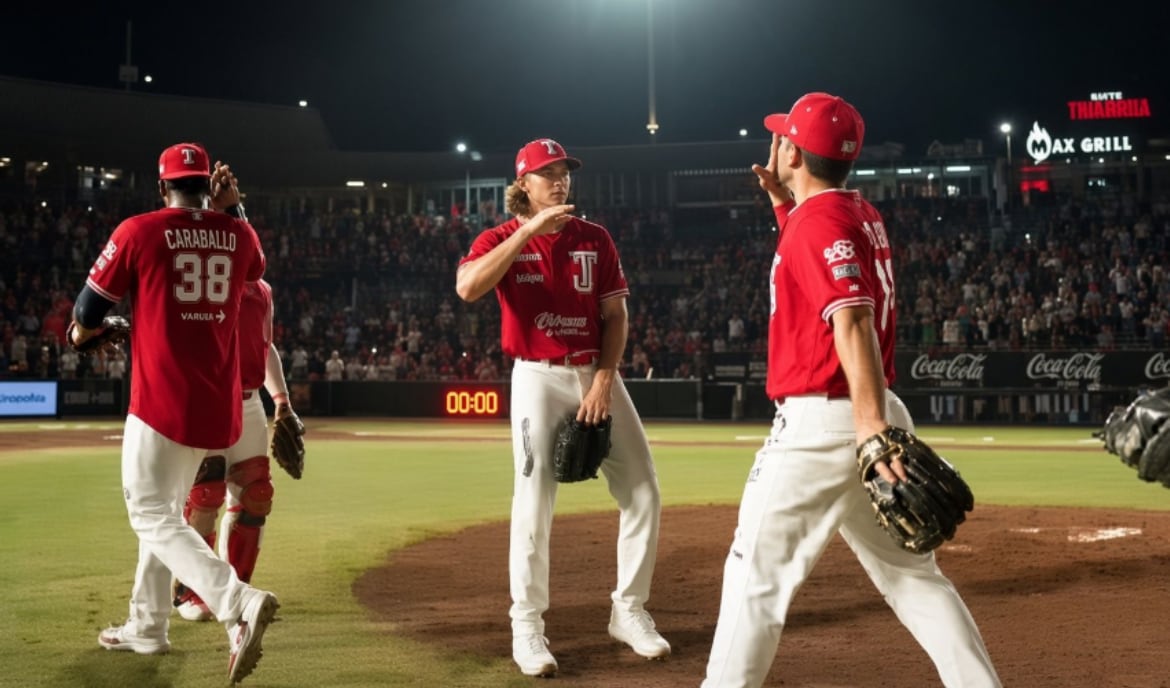El equipo fronterizo se impuso en el quinto juego a los Olmecas de Tabasco y ya está a una sola victoria de levantar el campeonato. (Toros de Tijuana)