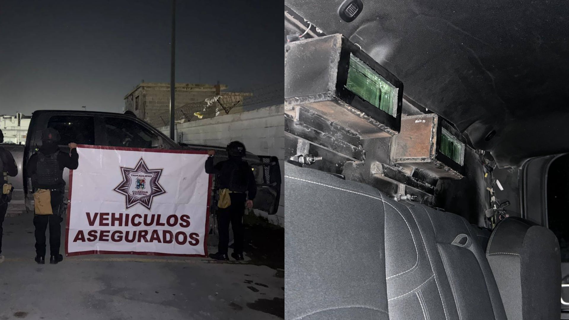 El resguardo de la unidad fue realizado en la ciudad de Reynosa. Crédito: Secretaría de Seguridad Pública Tamaulipas