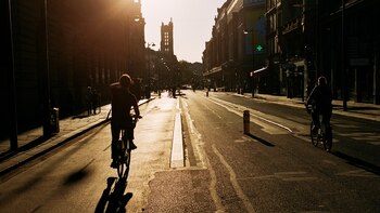 "Apenas se instala una ciclovía,