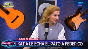 Magaly Medina reacciona a revelación de Katia Condos sobre su separación de Federico Salazar: “Qué raro”. Captura: Magaly TV La Firme.