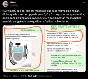 Tras comunicarse con la tiquetera,