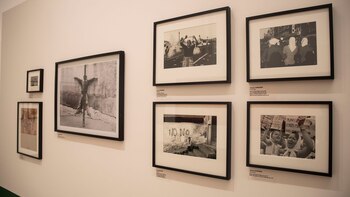 La muestra contiene obras de