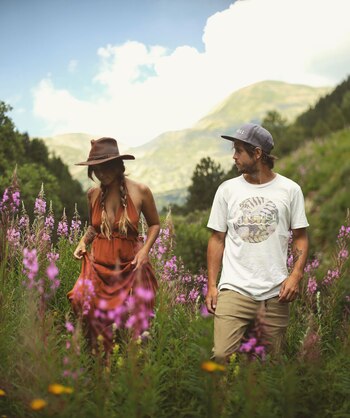 Lolita junto a su pareja,