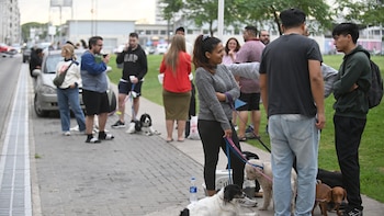 Representantes de COSUD, la empresa