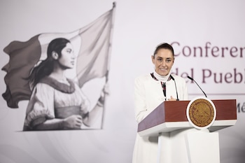 La presidenta de México, Claudia