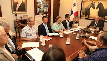Por iniciativa del mandatario, jubilados y representantes del sector privado se reunieron en varias ocasiones para analizar la factibilidad del proyecto. (Presidencia)