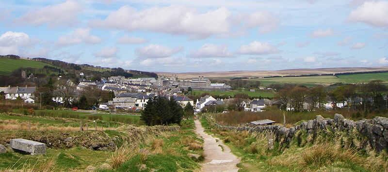 Camino hacia PrinceTown en el Parque Nacional de Dartmoor. (Parque Nacional de Dartmoor)