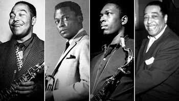 Charlie Parker, Miles Davis, John