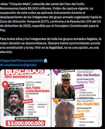 Trino del ministro de Defensa,