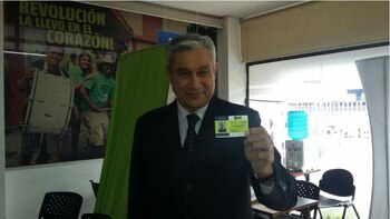 Domingo Paredes, que fue presidente