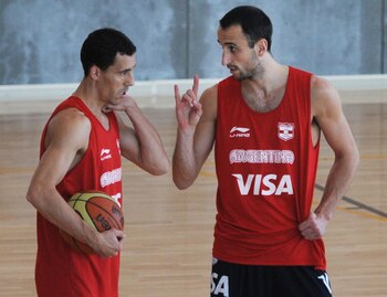 Manu Ginobili y Pablo Prigioni