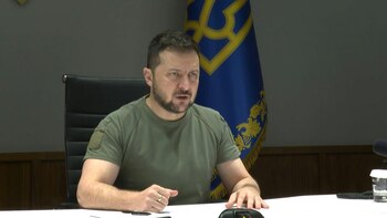 El presidente de Ucrania, Volodimir