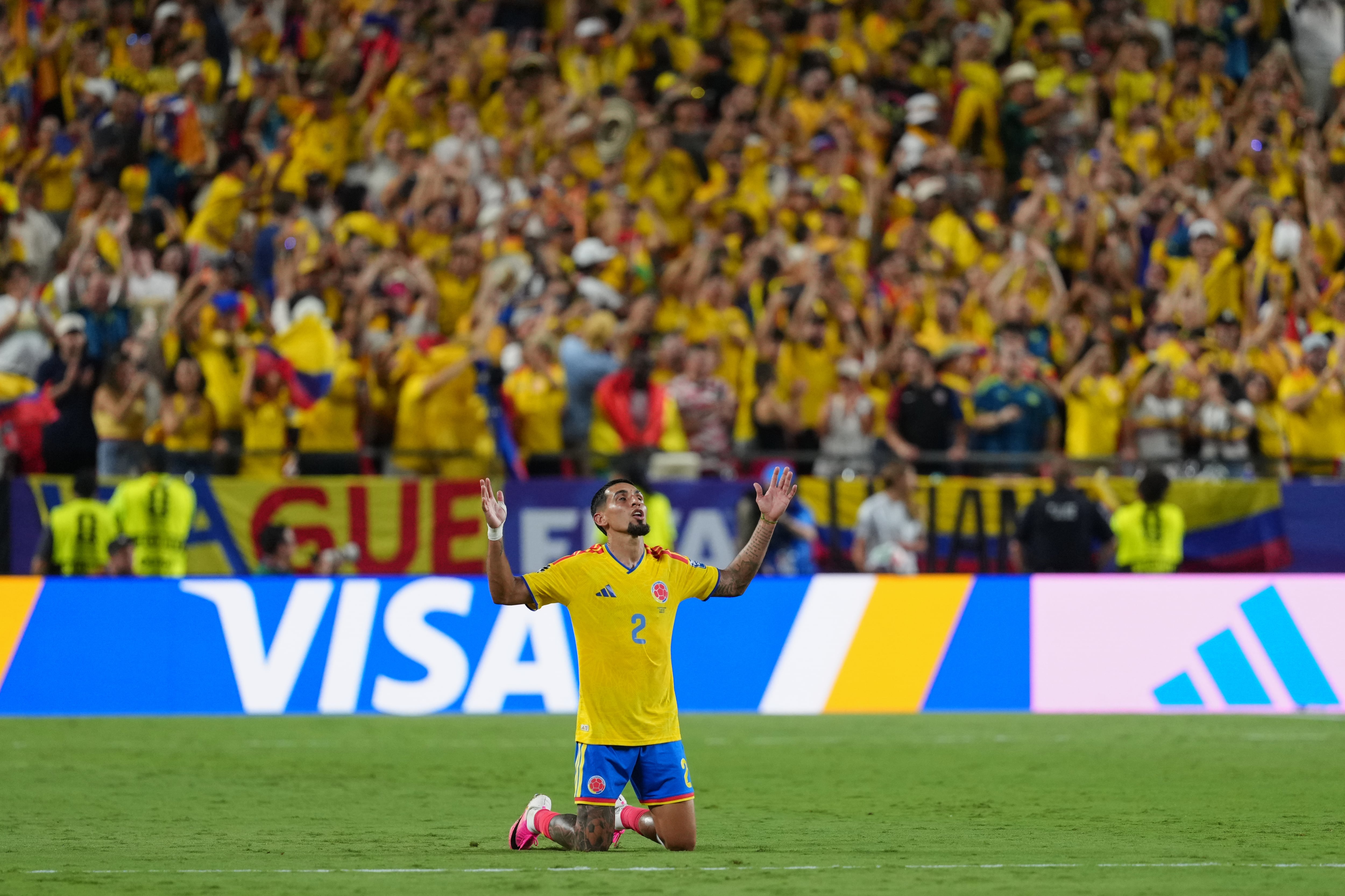 El colombiano viene de disputar 44 partidos con el Crystal Palace durante la temporada 2025/2026 -crédito Ed Zurga/AP Foto