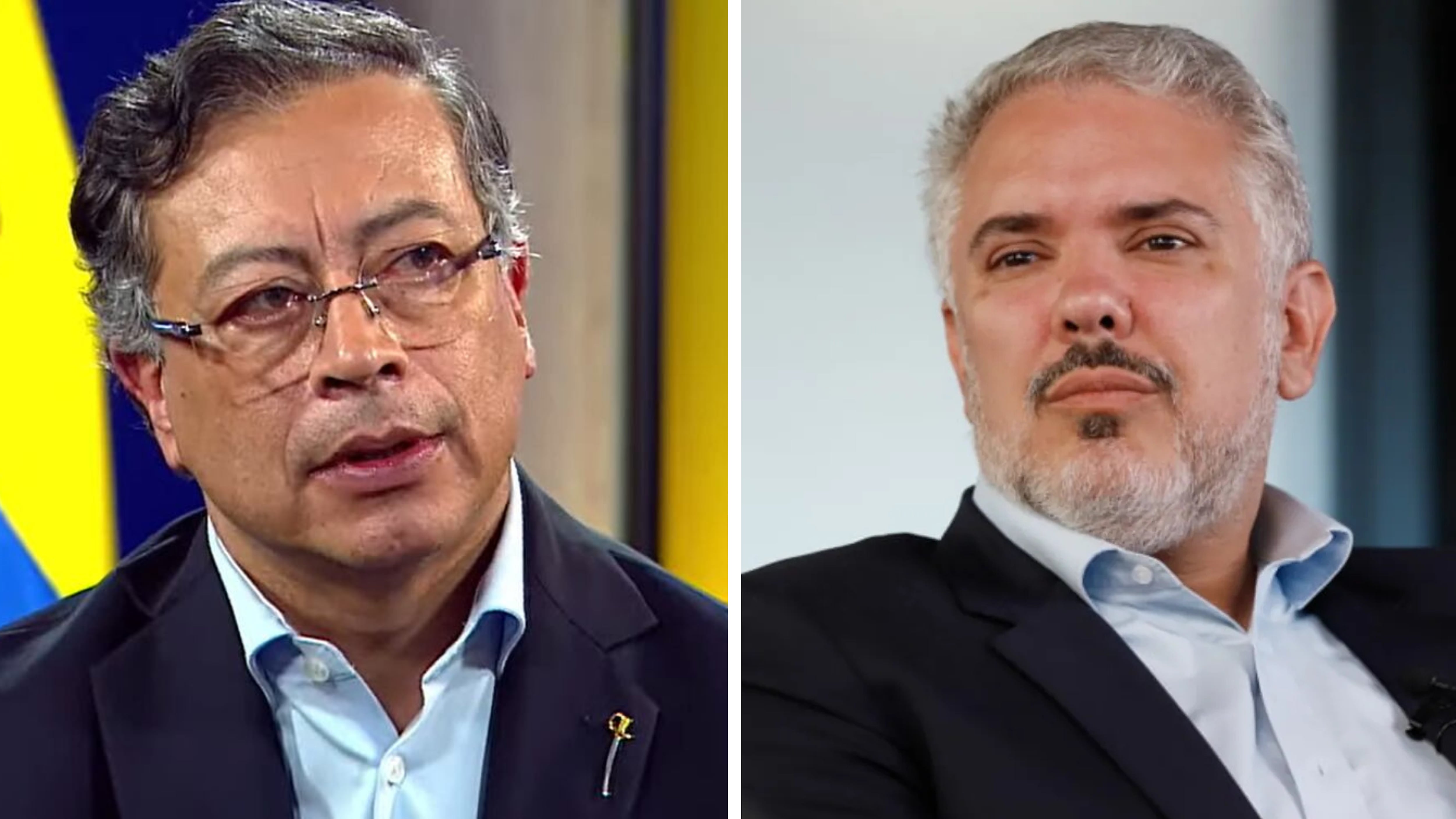Hasta la recta final de su mandato, el presidente Gustavo Petro ha hecho mención de su antecesor, Iván Duque Márquez - crédito Iván Duque y Presidencia