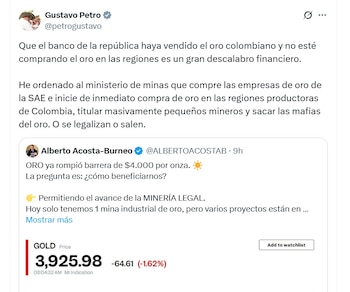 Gustavo Petro, presidente de Colombia,