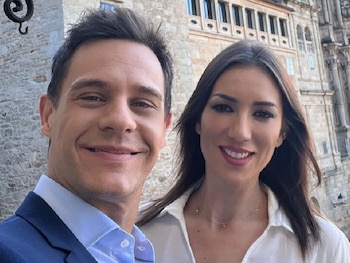 Patricia Pardo y Christian Gálvez